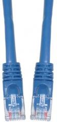 CAT5E, UTP, with Molded Boot, 350MHz, Blue, 3 ft