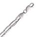 14k White Gold 20 Inch X 4.8 mm Fancy Link Necklace
