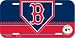 Boston Red Sox PLASTIC License Plate