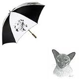 Siamese Cat Umbrella by Porcelain by Rolalinde (60' Arc)