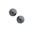 4mm Dark Grey Faux Pearl Blomdahl Titanium Earrings