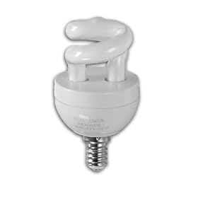 Compact Fluorescent 2 Watt Mini-Mini Spiral SpringLamp�, 15 Watt Equivalent, 5100K, Candelabra Base
