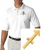 Embroidered Shirt - Men s Polo Shirt with 1 Sagittarius