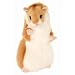 Plush Standing Brown Hamster 6"