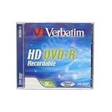 Electronics : Verbatim HD DVD-R 30GB 1x Speed Double Layer Jewel Case