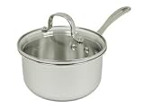 Review Calphalon L8701 1/2G / Calphalon Tri-Ply Stainless 1-1/2-Quart Saucepan with Glass Lid