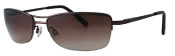 Dockers Small Pilot Brown Lens Sunglasses BROWN