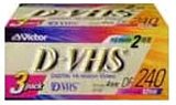 Victor D-VHSビデオテープ(3巻パック) [3DF-240B]