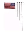 Flag Pole With Charlevoix Flag Clips (2092)