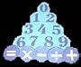 Poly Pads - 9" numbers & math signs