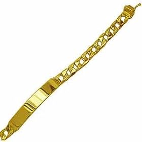14Kt Yellow Gold Elegant Mens Bracelet by Jewelry Days