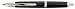 Namiki Vanishing Point Rhodium Trim Fountain Pen - Black/Rhodium, Medium Nib 60242