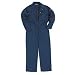 Bulwark Flame Resistant 4.5 oz Nomex IIIA Long Premium Coverall with Navy, Size 52