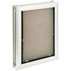 Door Mount Pet Door - Single Flap - Large (White) (19.75