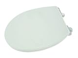 Croydex Premium Anti-Bacterial Toilet Seat with Slow Close Hinges, White