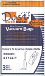 Bosch Type P Vacuum Bags Microfiltration with Closure - 5 Pack