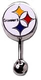 Pittsburg Steelers Officially Licensed belly button ring