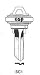 Keyblank, F/Schlage Box/50 Image