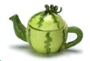 Dollhouse Miniature Watermelon Teapot
