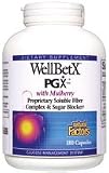 PGX WellBetX Fiber with Mulberry Leaf 180 Capsules