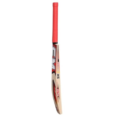 SM Fanatic Kashmir Willow Cricket Bat, Short Handle