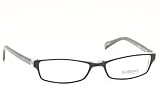 COMPUTER GLASSES WITH CLEAR POLYCARBONATE DOUBLE SIDED ANTI-REFLECTIVE COATING, SCRATCH COATING AND UV PROTECTION - EBONY/GREY PLASTIC FRAME - 53-17-140