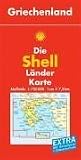 Shell L&auml;nderkarte - Griechenland - 1 : 750 000: Mit Ortsverzeichnis und Reisef&uuml;hrer - 