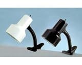 Catalina Lighting W1400BLK Clip-on flexible 6 gooseneck lamp with metal sha ....