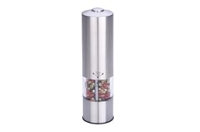 MIU France Stainless Steel Electric Peppermill with Light