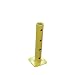 Work Area Protection 640-LE8 4 Piece Steel Leg Extensions/Leveler Set, 8" Height, Yellow