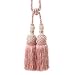 Ivory and Pink Elizabeth Tassel
