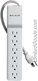 Belkin 6-Outlet Home/Office Surge Protector with 4 feet Cord