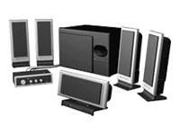 Altec Lansing VS3151 5.1 Channel Computer/Home Theater/Multimedia Surround Sound Audio Speaker System