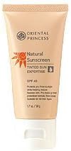 Oriental Princess Natural Sunscreen Moisturizing Sunscreen Cream Tinted sun Expertise SPF 40 (50 g)