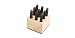 A SET OF 9 NUMBER RING STAMPS 1/16" HIGH IMPRESSIONS IMPORT