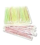 Bag of Large Straws for Bubble Tea