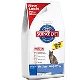 Science Diet Mature Adult 7+ Cat Food, 4 Lb Original