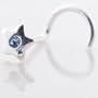 Sapphire Blue Gem STAR Nose Ring