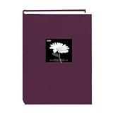 Pioneer 300 Pocket Fabric Frame Cover Photo Album, Wildberry Purple
