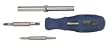 Westward 1CLP2 Multi Bit Screwdriver Set, 6-In-1, 7 1/2 L