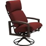 Tropitone 730570 Lakeside Cushion Swivel Dining Armchair