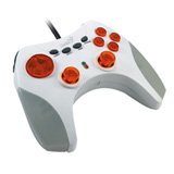 Genius MaxFire Blaze2 - Game pad - Sony PlayStation 2, PS one, Sony PlayStation, PC - classic white