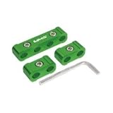 3 PC SPARK PLUG WIRE BILLET SEPARATORS DIVIDERS GREEN 