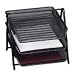 3 Tier Desk Tray, Steel Mesh, 10 3/4"x14 1/4"x11", BK (SPR90206)
