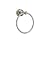 Delta 74046-CB Traditional Towel Ring, Chrome and Polished Brass