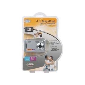 Digital Concepts 4.1mp Point & Shoot Digital Still Camera, Digital Clips, Color 1.5 TFT Screen, Silver