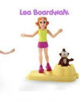 McDonalds Polly Pocket Lea Boardwalk Toy #4 (2008)