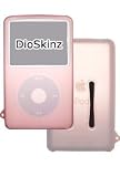 HandHelditems- iPod Video 30GB DioSkinz TransPink Cover Skin With Free Clear Shield Protector