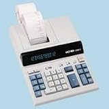 1260-2 Two-Color Commercial Ribbon Printing Calculator with 12-Digit Display