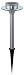 Wagner Solarleuchte Lima Edelstahlleuchte mit Glasleuchtkörper, 2 LEDs w